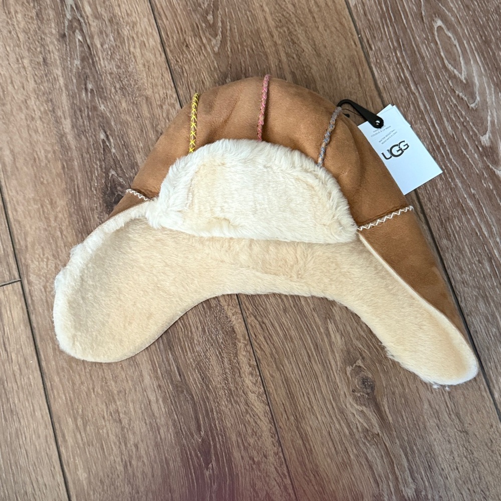 UGG Chestnut Sheepskin Trapper Hat